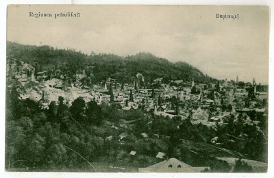438 - BUSTENARI, Prahova, oil region - old postcard - used - 1907 foto