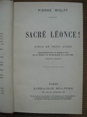 Pierre Wolff - Sacre Leonce; Le ruiseau (in limba franceza)