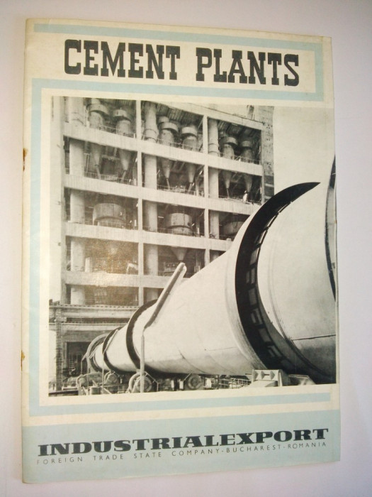 Pliant romanesc de prezentare pentru fabrici de ciment, anii &#039;60