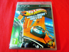 Joc Hot Wheels World&amp;#039;s Best Driver, PS3, sigilat, alte sute de jocuri! foto