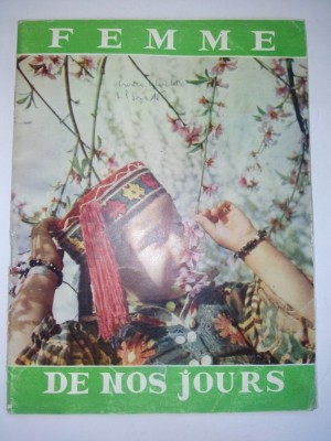 Revista FEMME DE NOS JOURS - Nr. 6 1960 ( scurt articol despre SPUTNIK ) foto