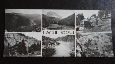 CP - Vedere format mare - Lacul Rosu - Vederi de la Lacul Rosu - circulata RPR foto