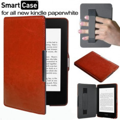 Husa / Coperta Maro, prindere mana / KINDLE PAPERWHITE / SLIM / PIELE PREMIUM / functie wake and sleep - Cadou - 3000 de carti foto