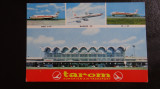 CP-Vedere-Tarom-Aeroportul Bucuresti-Otopeni-Avioane: Bac1-11, Boeing707, IL-62, Necirculata