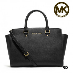 Geanta Michael Kors din Piele Eco Negru Dama/Femei - Dimensiuni 33cmX26cmX15cm foto