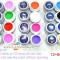 Geluri colorate set gel uv color 12 culori bucati COCO UV / LED / soak off geluri pure kit unghii false tehnice lampa uv