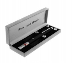 Laser / Lasere Verde Pointer 500 MW ( 500mw ) 532 nm + 5 Capete de Schimb foto