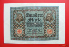 GERMANIA - 100 Mark 1920 foto