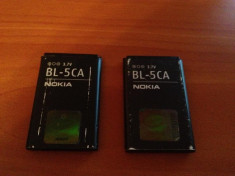Nokia BL-5CA 2 acumulatori 1110 1111 1112 1200 1208 1209 1680 Classic foto