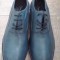 Pantofi piele naturala, lucrati manual de designerul Marina Stoica