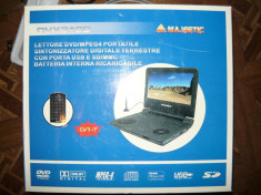 dvd(leptop)nou 9 inch, cu dvb- t, intrare card si usb foto