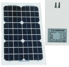 Panou solar 15W fotovoltaic foto