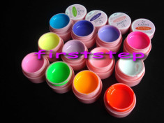 Geluri colorate set gel uv color 12 culori bucati CANNI UV / LED / soak off geluri pure kit unghii false culori NEON foto