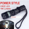 Lanterna Profesionala Power Style Cree 180 Lumeni + Charger + Acumulator 18650 Ultrafire 3000 mah