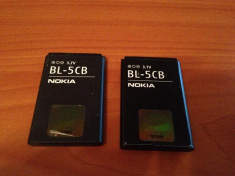 Nokia BL-5CB 2 acumulatori 100 101 103 105 106 109 111 113 1280 1616 1800 C1-02 X2-05 foto