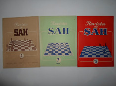 Revista de sah numerele 4/1953, 7/1959, 12/1962, 2/1963, 4/1963, 4/1964 foto