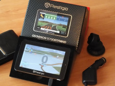 Vand Prestigio geovison 5700BTFMHD personal car navigation GPS cu microsdhc 16GB foto