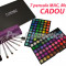 Trusa Machiaj 120 culori vii MAC 01 + CADOU 7 Pensule profesionale machiaj MAC Mov trusa farduri set machiaj farduri mate farduri sidefate kit make up