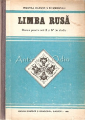 Limba Rusa. Manual Pentru Anii III Si IV De Studiu - Cornelia Dumitriu, Carmen Nicolau foto