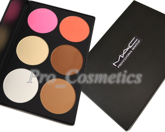 Trusa Pudra si Blush MAC 6 culori pudra fata fard obraz trusa machiaj foto mare Trusa Pudra si Blush MAC 6 culori pudra fata fard obraz trusa machiaj foto mare