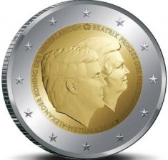 OLANDA moneda de 2 euro comemorativa 2014, UNC foto