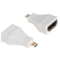 ADAPTOR HDMI MAMA - MICRO HDMI TATA ALB foto