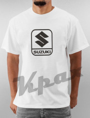 Tricou Motor Suzuki logo Motocicleta Vintage Clasic Bike rider street bumbac 100% idee cadou foto