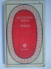 Poezii - Octavian Goga Ed. Minerva -1981