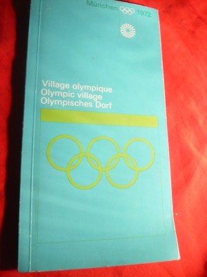 Caiet de Prezentare -Satul Olimpic Munchen 1972 foto