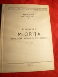 Ghe. Ivanescu - Miorita- Tipologia Variantelor, Geneza -Prima Ed.1970 - Cu dedicatie si autograf