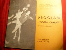 Program -Trofeul Carpati 1976 - Minaur Baia Mare - Handbal foto