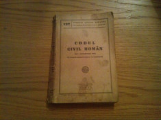 CODUL CIVIL ROMAN*Din 4 Decembrie 1864 cu toate Modificarile Ulterioare -- sub ingrijirea : G. Alexianu -- editat cca. 1900, 286 p.+ index alfabetic foto