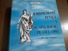 AUGUSTIN UNGUREANU -JURISPRUDENTA PENALA a Curtii de Apel Bacau 1997 foto