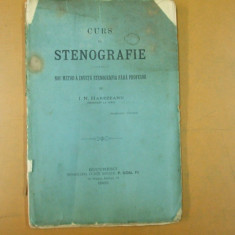 I. N. Harezeanu Curs de stenografie Noua metoda de a invata..., Buc. 1900, 200