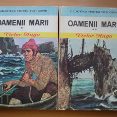 OAMENII MARII -VICTOR HUGO,1975, 2 vol,cartonate, stare buna