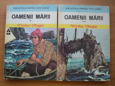 OAMENII MARII -VICTOR HUGO,1975, 2 vol,cartonate, stare buna foto