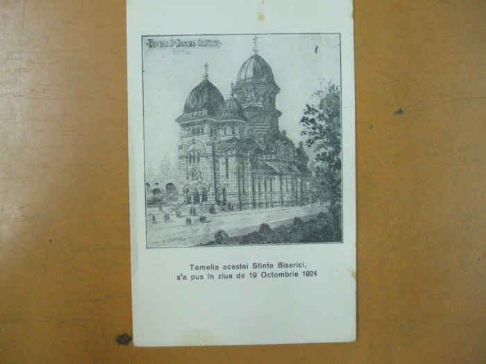Biserica Sf. Dumitru Bucuresti Temelia acestei biserici s-a pus la 19 octombrie 1924