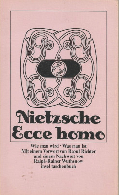 Nietzsche - Ecce homo ( in limba germana ) - 1977 foto