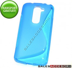 HUSA LG G2 MINI SILICON GEL TPU S-LINE ALBASTRA - TRANSPORT GRATUIT POSTA RO! foto