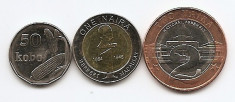 Nigeria Set - 0,50, 1, 2 Naira (2006) UNC !!! foto