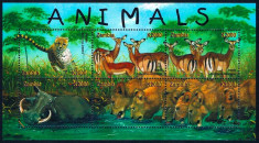 ZAMBIA 2001 FAUNA ANIMALE SALBATICE foto