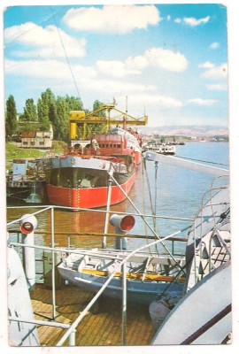 #carte postala(ilustrata)-DUNAREA la Turnu Severin foto