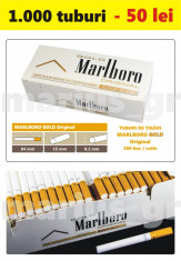 1.000 tuburi de tigari Marlboro Gold Original pentru injectat tutun foto