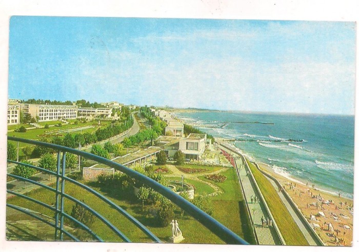 #carte postala(ilustrata)-EFORIE NORD-vile pe malul marii