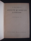 N. DAVIDESCU - ASPECTE SI DIRECTII LITERARE volumul 2 {1924}