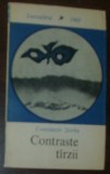 CONSTANTIN STIRBU - CONTRASTE TARZII (VERSURI, volum de debut - 1969)