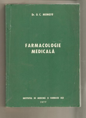 Farmacologie Medicala-C.Mungiu foto