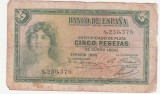 (5) BANCNOTA SPANIA - 5 PESETAS 1935, Europa