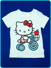 NOU, DE FIRMA? Tricou, bumbac, Hello Kitty, H&amp;amp;M ? fetite | 18?24 luni | 92 cm foto