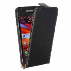 Husa Samsung Galaxy S2 i9100 i9105 Flip Case Slim Inchidere Magnetica Black foto
